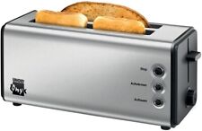 Unold Toaster 38915 Toaster Onyx Dupl Schwarz-Edelstah