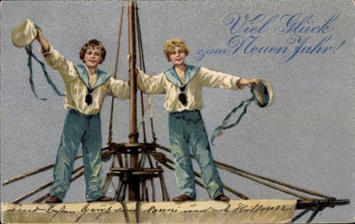 Litho fröhliches neujahr - litho,