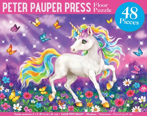 Unicorn world kids floor - unicorn,