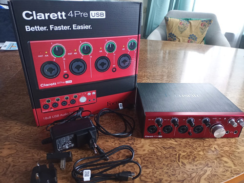 Focusrite clarett 4pre - focusrite, usb