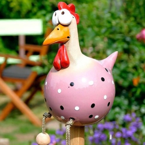 Gartendeko huhn handarbeit - huhn,