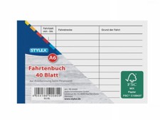 2 Fahrtenbücher A6 je 40 Blatt Fahrten Fahrtenbuch Anerkennung beim Finanzamt