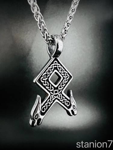 Drachen kopf rune anhänger - rune,