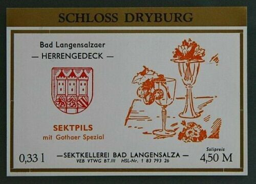 Altes ddr etikett bad - etikett,