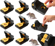 Rattenfallen Schlagfalle Mausefalle Mäusefallen Ratten Falle mit Futterfach R601