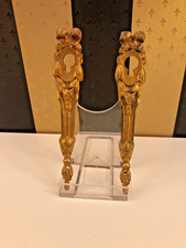 2x Bronze Applikation Relief