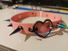 Stachelhalsband Gothic Choker Kragen Halskette Gothic Halskette 34cm