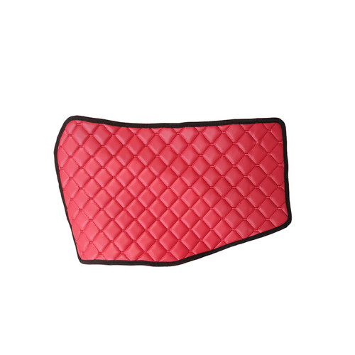 Rot eco leder matte abdeckung - rot,