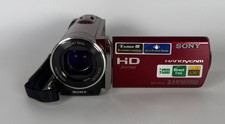 Sony HDR CX115 Full HD Camcorder Handycam - 25x optischer Zoom rot  [SEHR GUT]