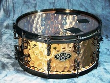 Action 6,5" Snare Glockenbronze Bronze handgehämmert Gußspannreifen Black Nickel