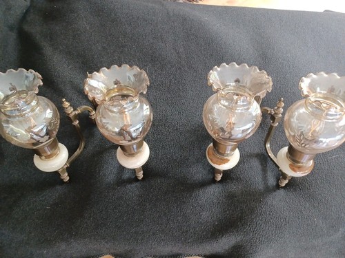 Stück wandlampe messing - wandlampe,