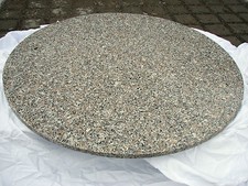große runde Naturstein Tischplatte D=180cm Granit f. innen & aussen massiv NEU
