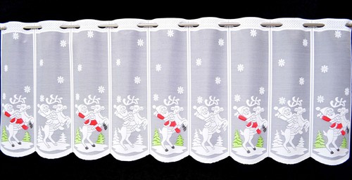 Weihnachtsgardine