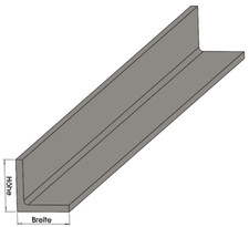 Edelstahl VA Winkel - L-Stahl