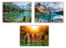 3 Stück XXL Poster 100 x 70cm