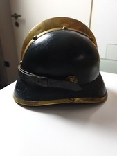 Uralter Feuerwehrhelm Leder, Helm Pickelhaube Feuerwehr, Jugendfeuerwehr Messing