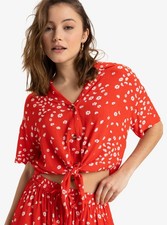 ROXY Salty Sweet Bluse Rot