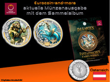 3 Euro Österreich 2026 - Sammelalbum + aktuelle Münzen - Fantastische Fabelwesen