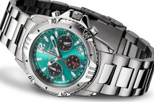 FIREFOX Herren Fliegeruhr Chronograph AIRFIGHTER FFS02-115b sunray türkis 10 ATM