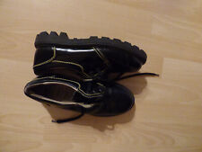 Tolle Kinderschuhe Trachtenschuhe von EWM Gr. 35  in Schwarz Leder