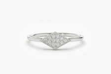Diamant micro pave - diamant, goldring