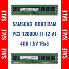 PC3-12800U DDR3 RAM SAMSUNG 4GB 1600MHz 1.5V UDIMM Desktop Speicher Modul Top