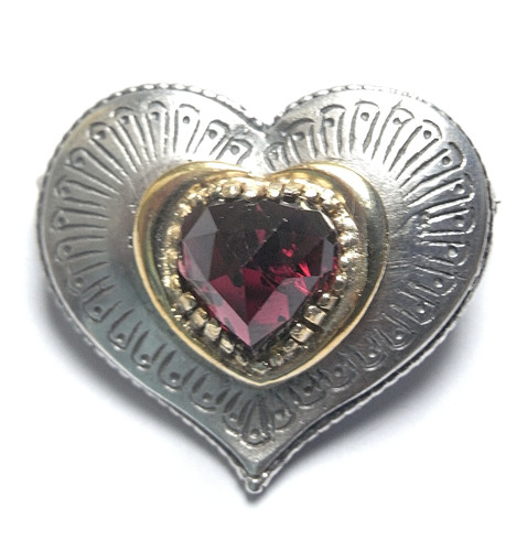 Vintage brosche 835er silber - vintage,