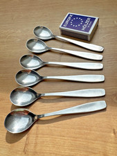 WMF Berlin, 6 Eierlöffel, Cromargan ca. 12,1  cm