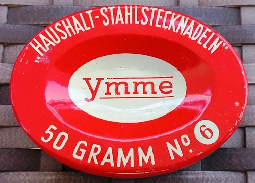 Alte blechdose stecknadeldose - alte,