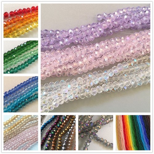 4mm facettierte kristall - 4mm,