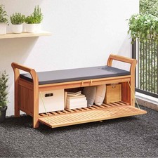 Garten Truhenbank mit Kissen