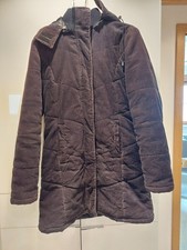 Schwarzer Cordmantel/Mantel