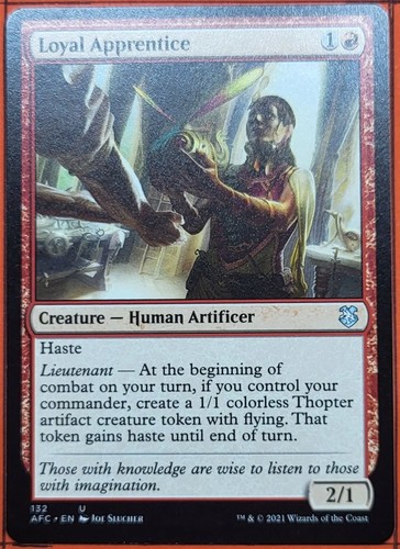Mtg loyal apprentice - apprentice,