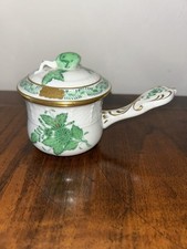 Herend Apponyi Grün Saucierenkanne / Stiel Topf 3