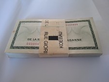 1984 Original Pack X 100 Test Notes Giori DRLG Uncirculated GG005601-GG005700