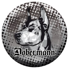 DOBERMANN VITO Hunde Sticker Aufkleber - wetterfest DUB