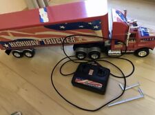RC LKW mit Anhänger Marke Hip Chong Highway Truck Edition USA Defekt Bastler
