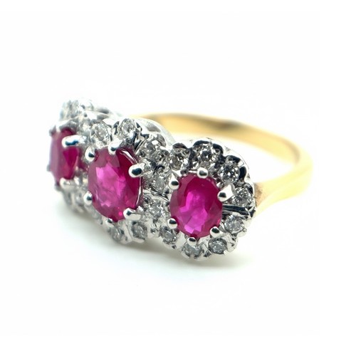Halo ring gelbgold mit - halo-ring,