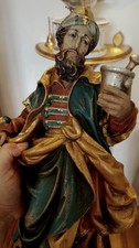 Heilige Damian Holz Figur