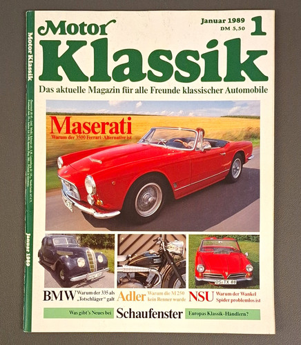 Motor klassik 1989 bmw 335 - klassik,