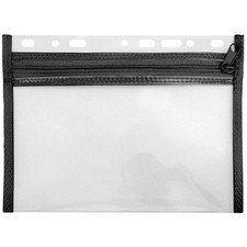 VELOFLEX Reißverschlussbeutel VELOBAG® transparent/schwarz 0,3 mm, 1 St.