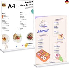 2 Stück A4 Aufsteller A4
