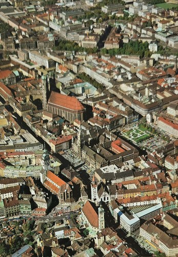 München luftaufnahme - münchen,
