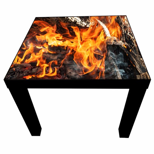 Tisch bedruckt grill feuer - tisch,