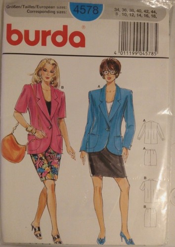 Burda schnittmuster 4578 - schnittmuster,