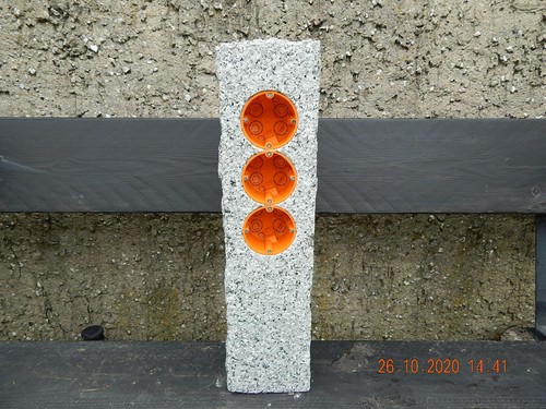 Gartensteckdose granit stele - gartensteckdose,