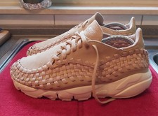 NIKE AIR*Footscape Woven*41*beige*Flechtmuster*Echtleder