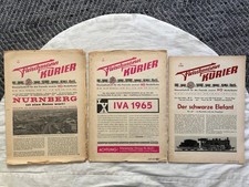 Fleischmann KURIER  1964, 1965, 1966 Modellbahn,Modellbau