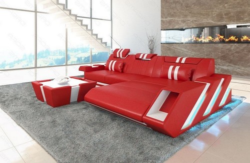 Sofa eckcouch leder couch - eckcouch,