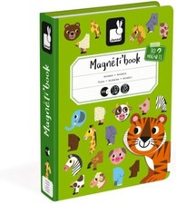 Janod Magnetisch Tier- Buch - Kinder Mix Und Match Tier- Gesicht Buch